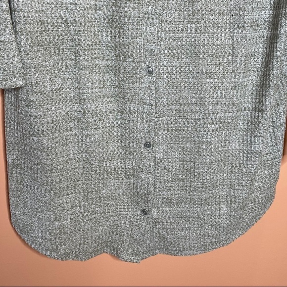 BP. tunic length cardigan green lichen heather S - Picture 4 of 11